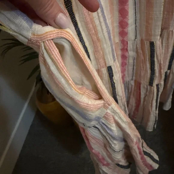 Striped Tiered dress by Anthropologie - Picture 6 of 7